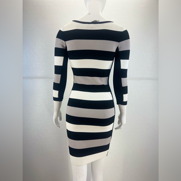NWOT BCBG Max Azria Kendall Striped Bandage Dress SIZE SMALL - Picture 10 of 17
